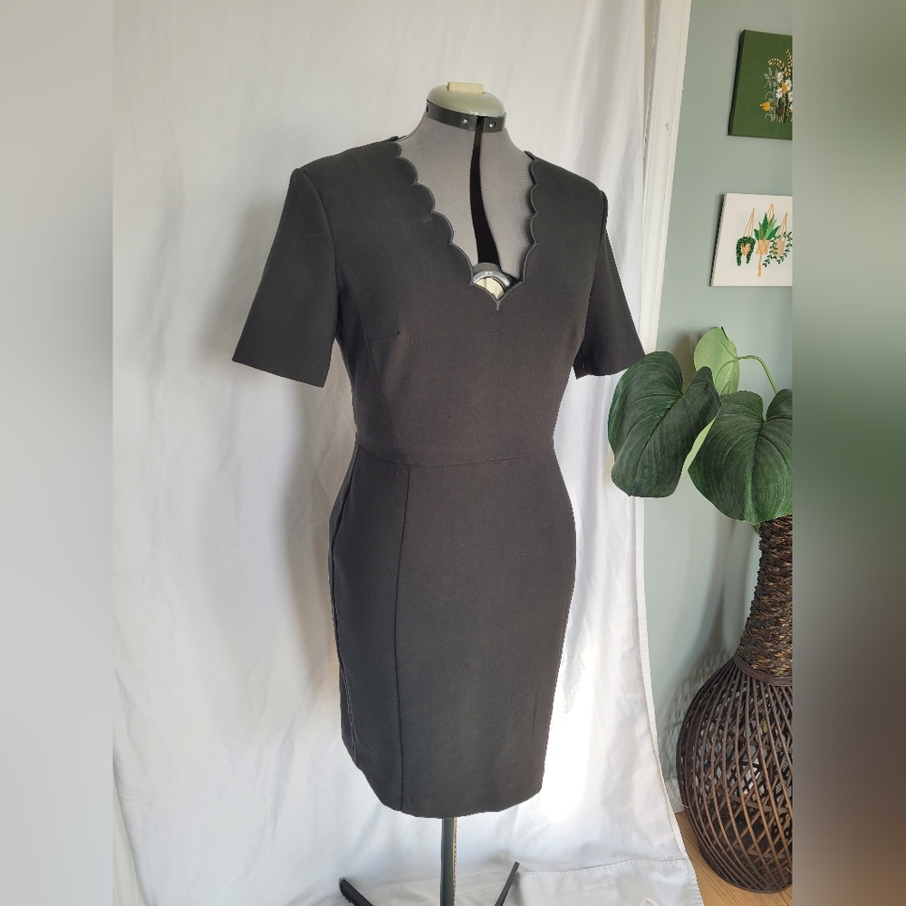 Olive Green Work Dress